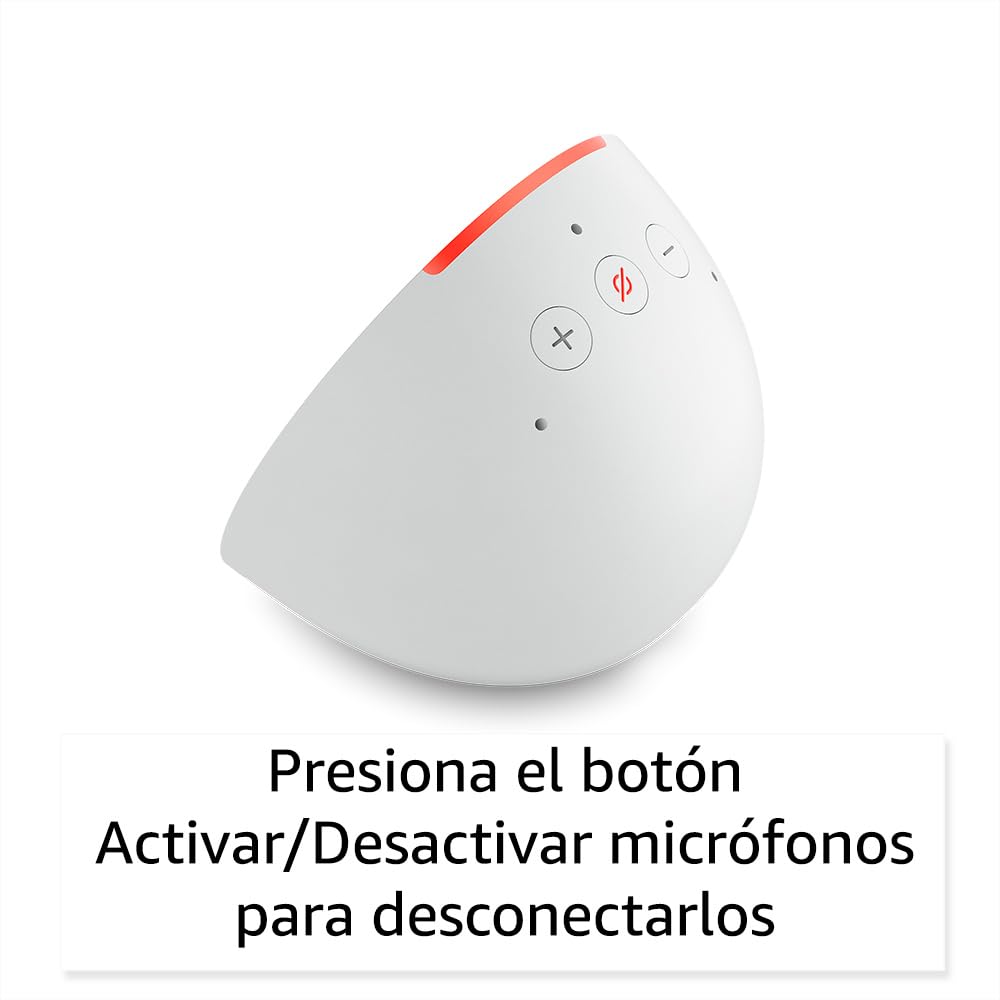 Amazon Echo Pop (modelo más reciente): nuestra bocina más pequeña que se adapta a cualquier habitación (negro), con el Acceso Anticipado de Alexa+