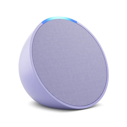 Amazon Echo Pop (modelo más reciente): nuestra bocina más pequeña que se adapta a cualquier habitación (negro), con el Acceso Anticipado de Alexa+
